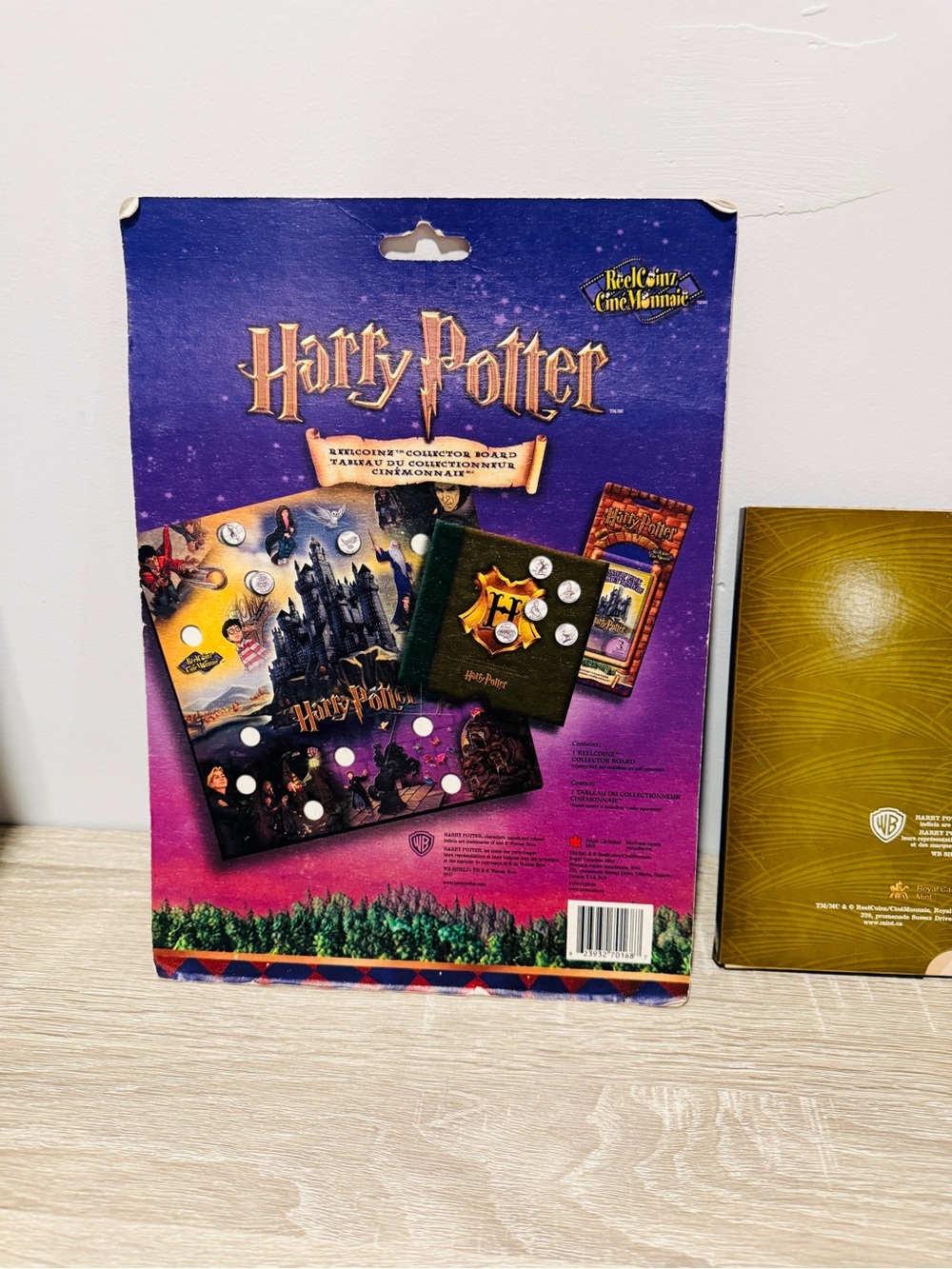 2001 Royal Canadian Mint Harry Potter ReelCoinz Collector Board - No Coins - Picture 7 of 7